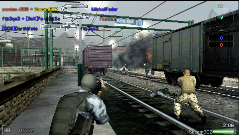 PSP:n SOCOM 3:ssa 16-pelaajan moninpeli