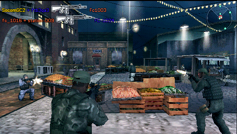 PSP:n SOCOM 3:ssa 16-pelaajan moninpeli