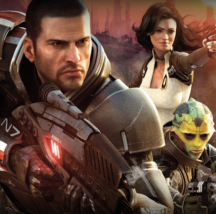 Mass Effect 2 kahdella DVD:llä