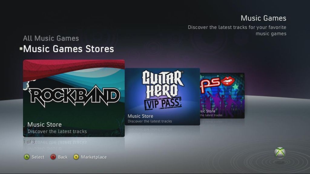 Musiikkipeleille omat Xbox Live -osastot