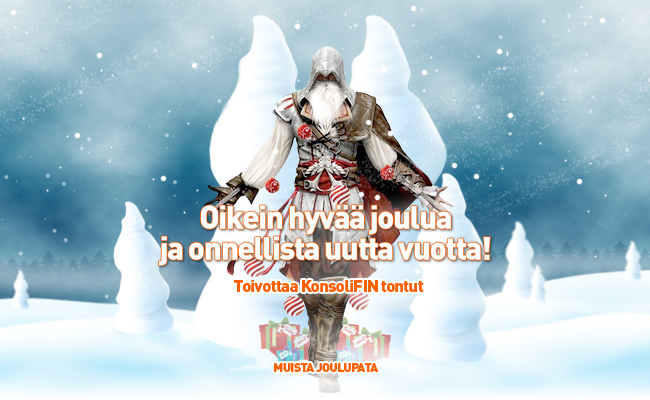 KonsoliFINin joulutervehdys!