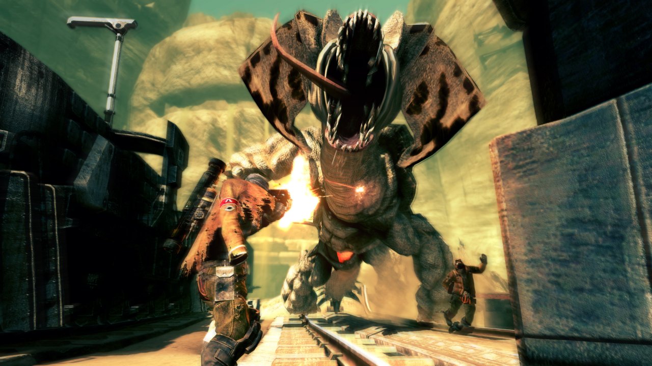 Rinnat hyllyvät hidastettuna Lost Planet 2:ssa