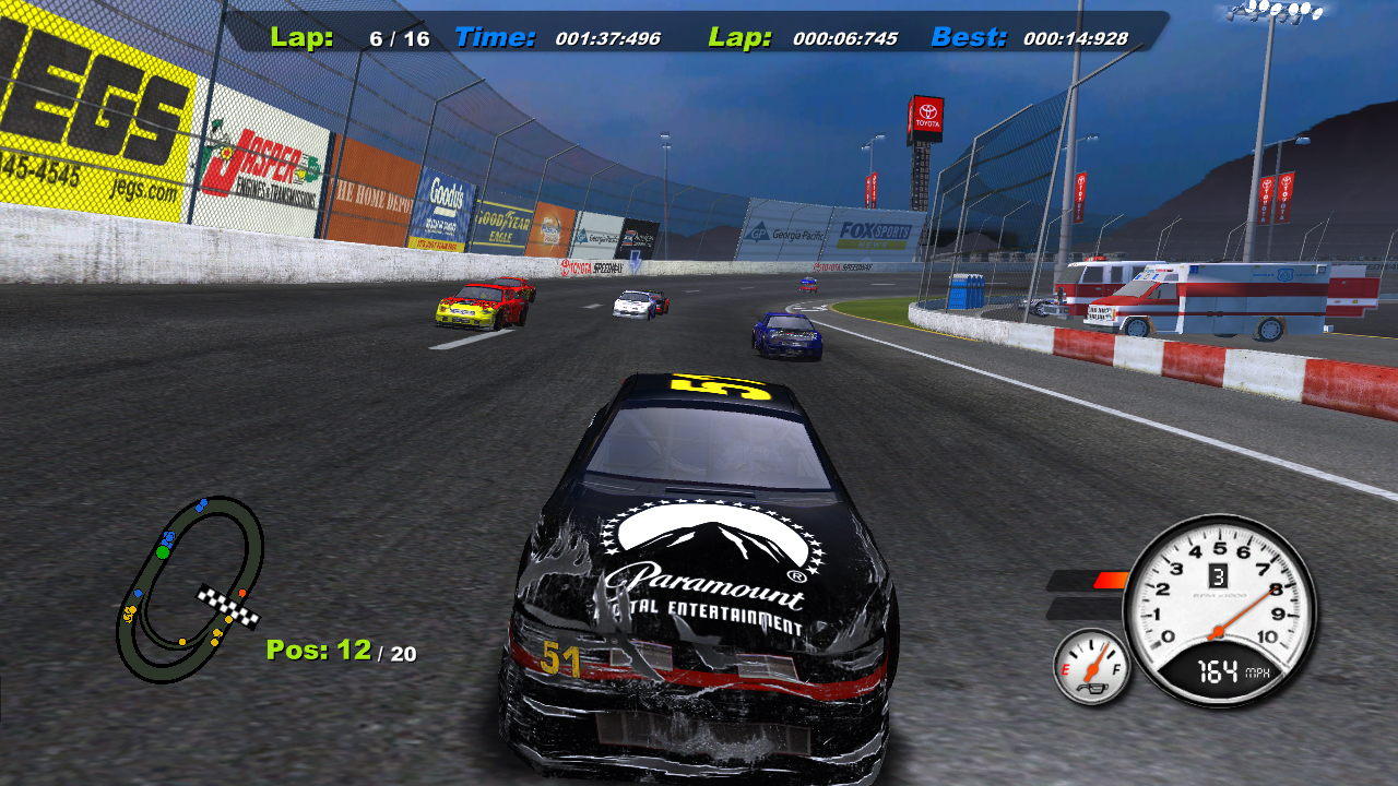 Days of Thunder -peli PS3:lle ja Xbox 360:lle