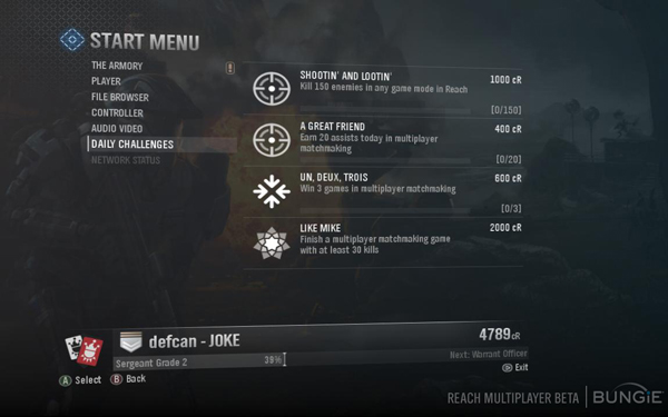 Halo: Reach palkitsee yksin- ja moninpelistä