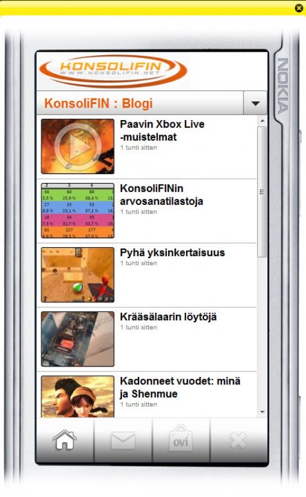 KonsoliFIN uutiset ja arvostelut matkapuhelimeesi