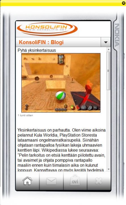 KonsoliFIN uutiset ja arvostelut matkapuhelimeesi