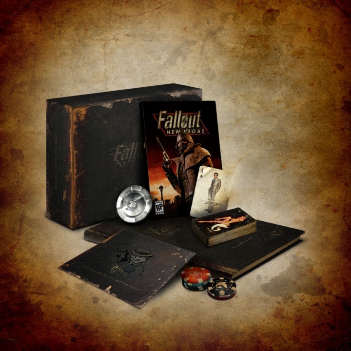 Fallout: New Vegasin keräilyversion mukana pelikortit