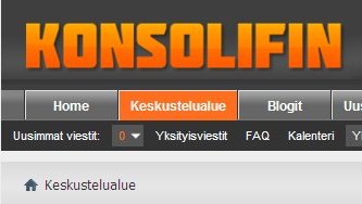 KonsoliFINin keskustelualue päivittyy