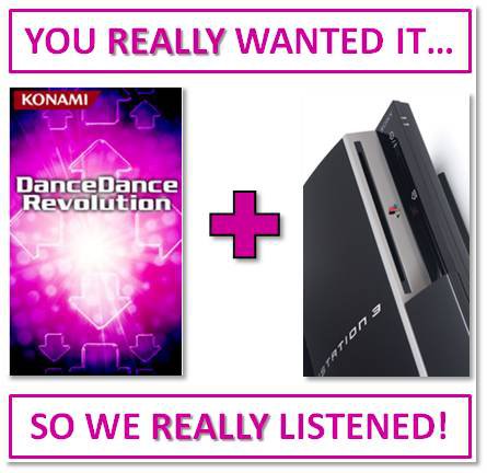 DDR tulee PS3:lle