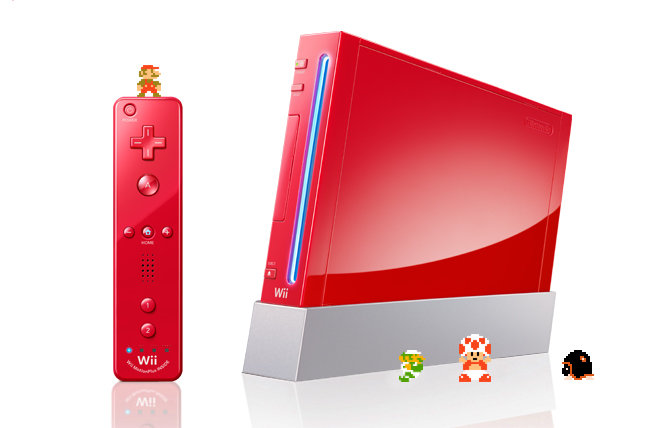 Japaniin punainen Super Mario -Wii