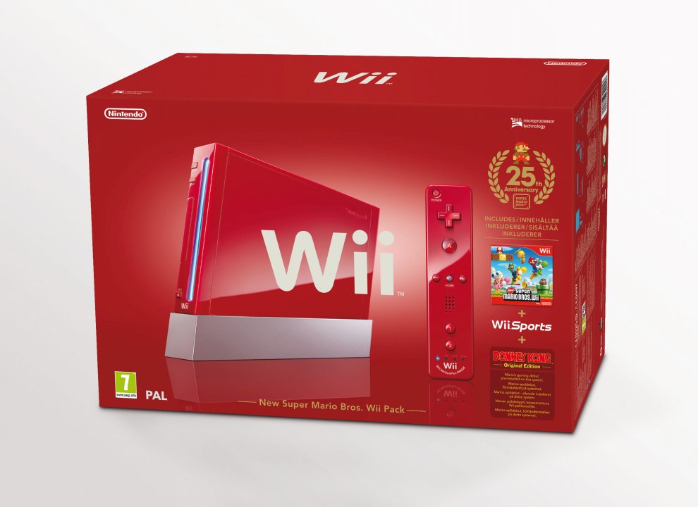 Punainen Wii ja DSi myös Eurooppaan