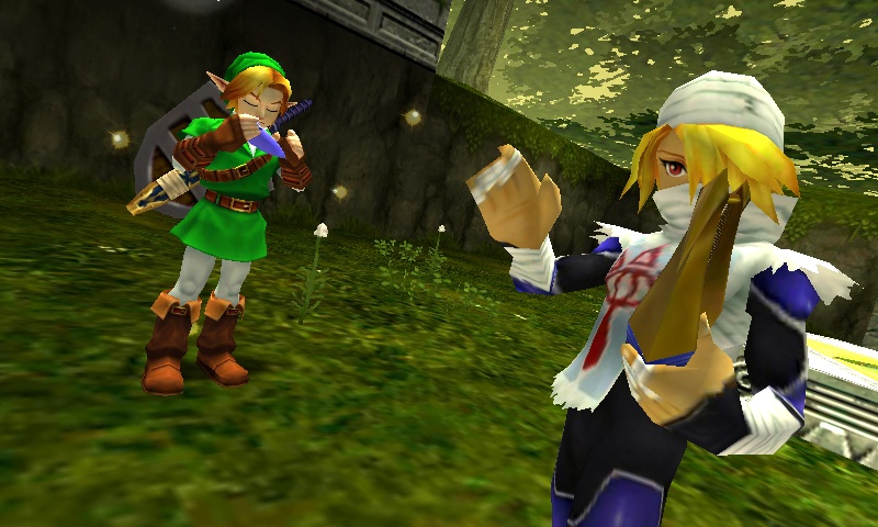 Uusia kuvakaappauksia Ocarina of Time 3D:stä