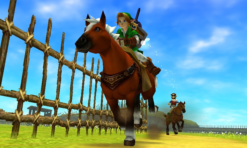 Uusia kuvakaappauksia Ocarina of Time 3D:stä