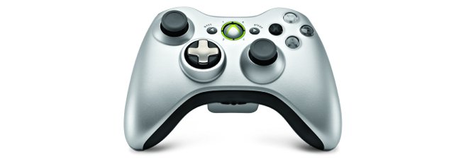 Testissä Xbox 360:n hopeanharmaa ohjain