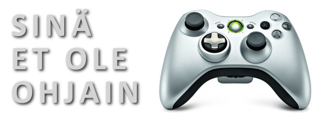 Testissä Xbox 360:n hopeanharmaa ohjain