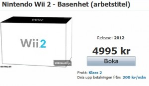 Nintendon HD-konsolin voi jo ennakkovarata Ruotsista