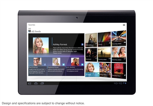 Sony julkisti tablettinsa