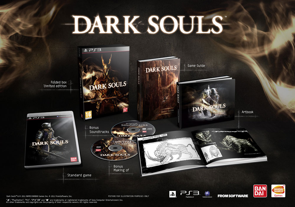 Kaikille Dark Soulsin ennakkovaraajille keräilyversio (päivitetty)