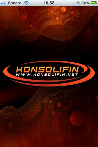 KonsoliFINin iPhone-sovellus nyt ladattavissa