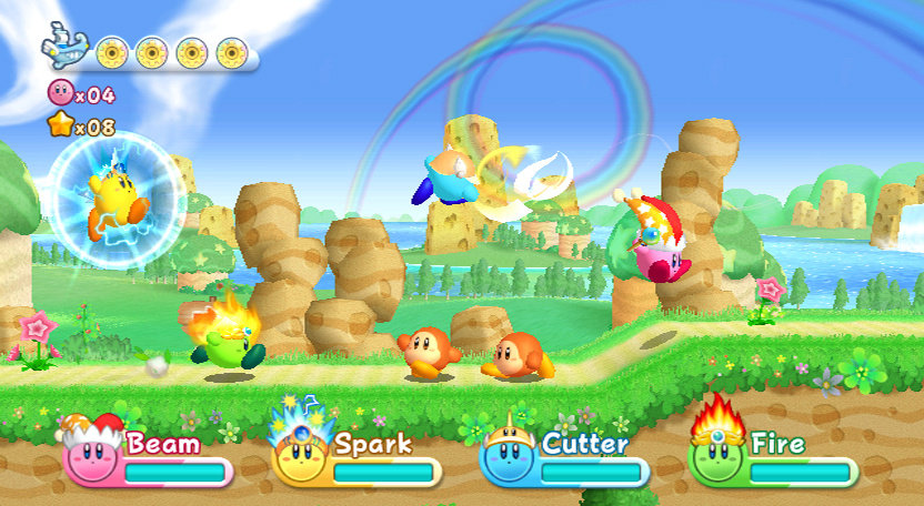 Nelinpelattava Kirby kauppoihin marraskuussa