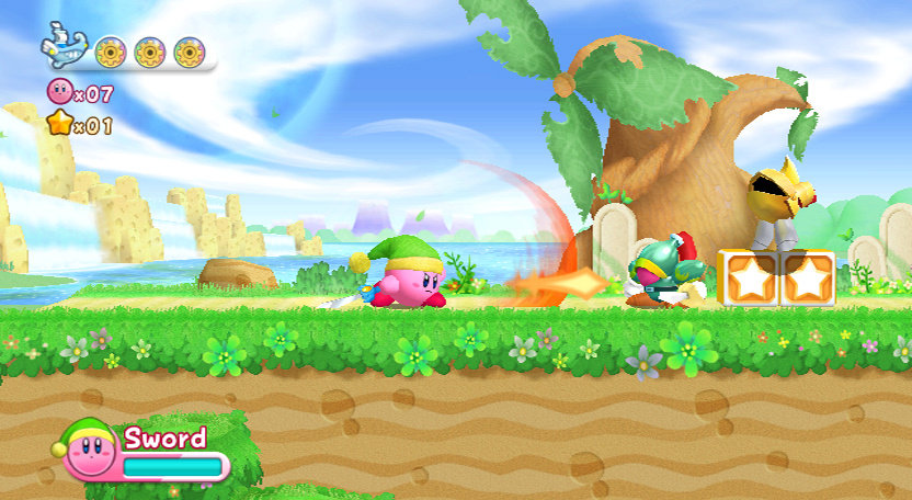Nelinpelattava Kirby kauppoihin marraskuussa