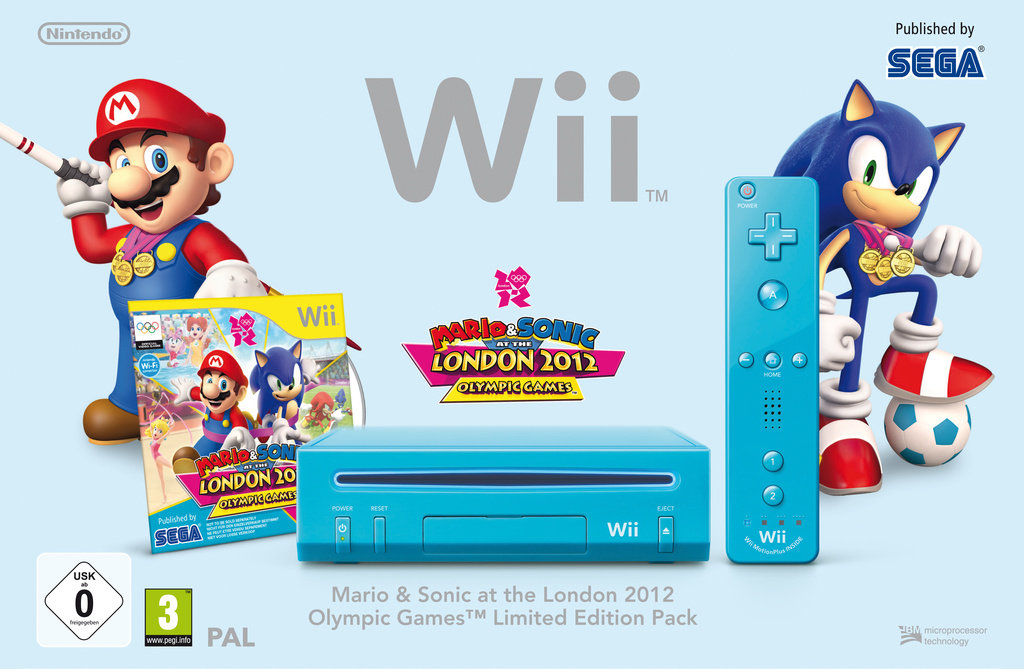 Sininen Wii-bundle saapuu tänä syksynä Mario ja Sonic seuranaan