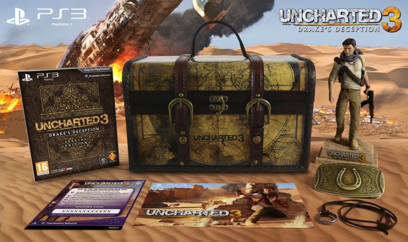 Uncharted 3 -kilpailussa jaossa pelejä ja oheismateriaalia