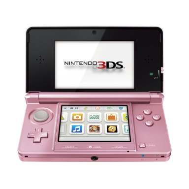 Valkea ja pinkki 3DS pakettiin Euroopassa