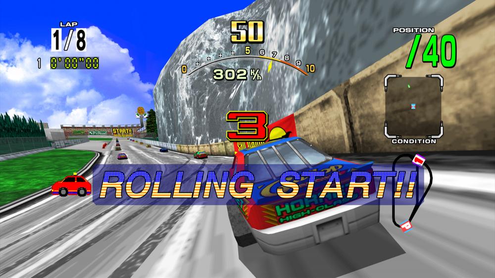Daytona USA rullasi Live Arcadeen
