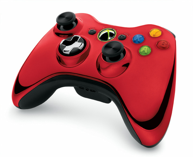 Japanilaisten Xboxeille kromiohjaimia