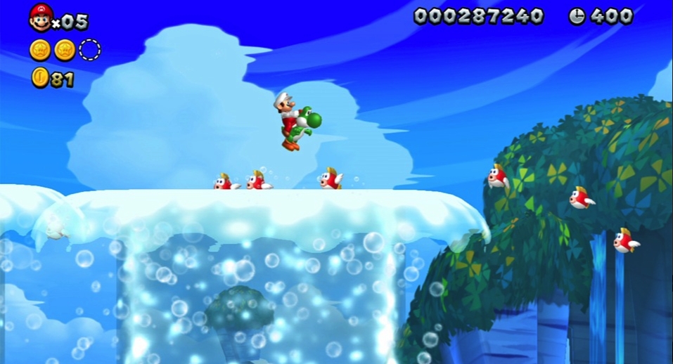 Wii U -Marion uusissa kuvissa heiluvat Mii-hahmot ja tutut viholliset