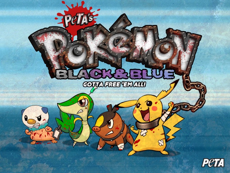 PETA otti Pokémon-pelit hampaisiinsa