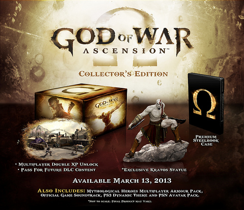 Maaliskuussa julkaistavan God of War: Ascensionin oheiskrääsät julki