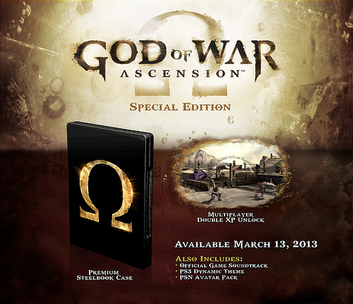 Maaliskuussa julkaistavan God of War: Ascensionin oheiskrääsät julki