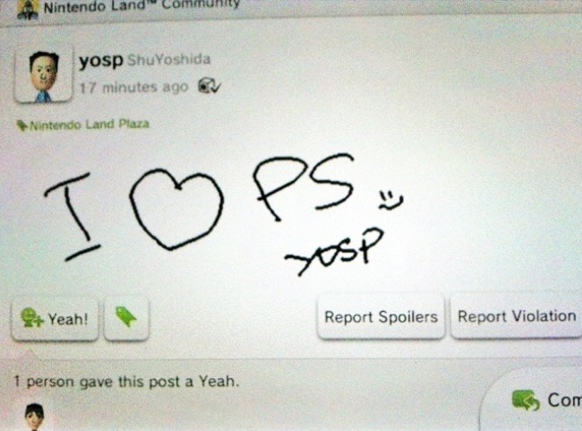 Ensikosketus Miiverse-palveluun