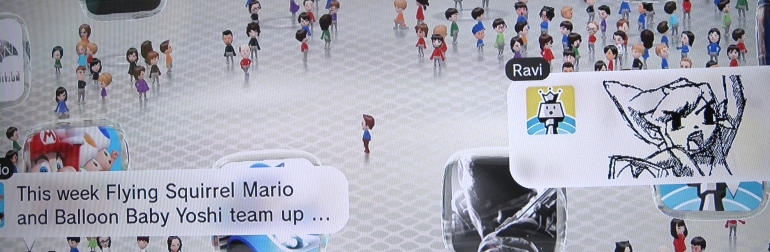 Ensikosketus Miiverse-palveluun
