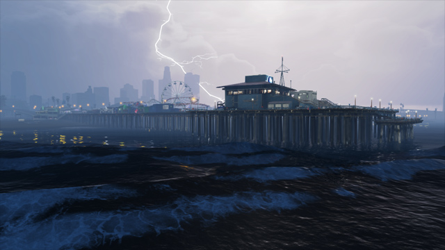 GTA V:n uusissa kuvissa sukeltamista, laskovarjohyppelyä ja salamointia