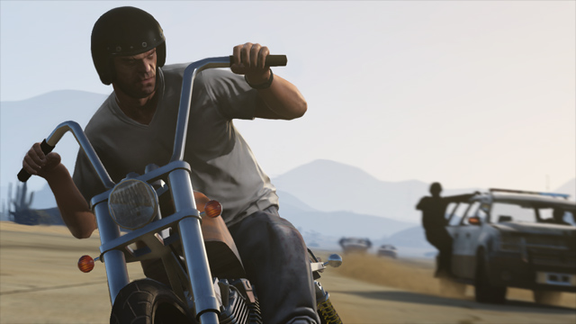 GTA V:n uusissa kuvissa sukeltamista, laskovarjohyppelyä ja salamointia