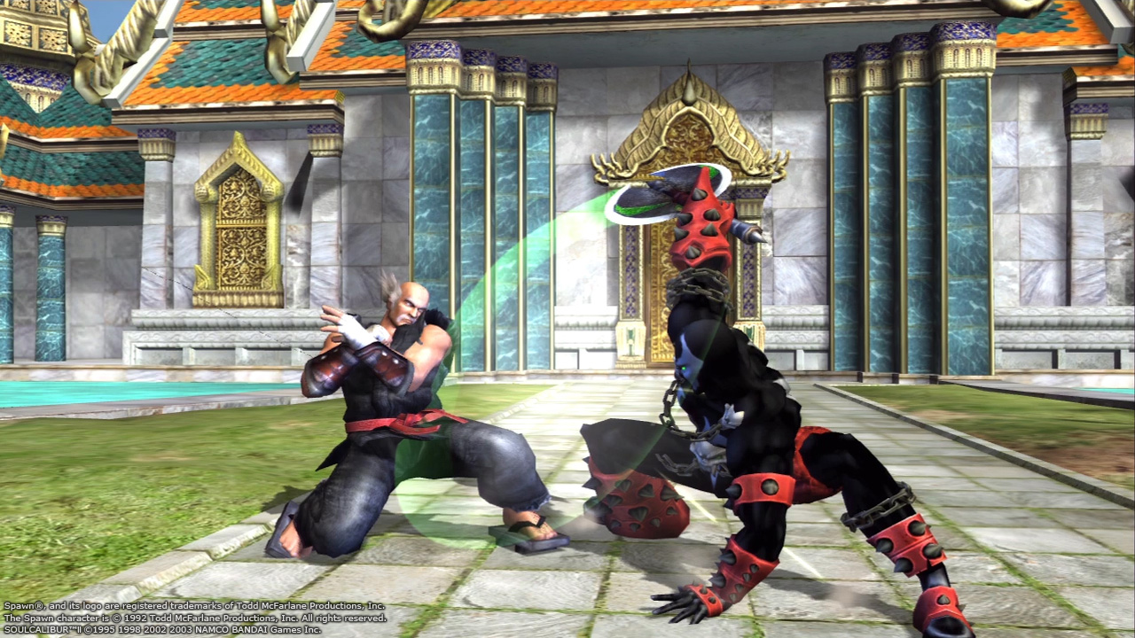 Spawn ja Heihachi ensimmäistä kertaa samaan kehään