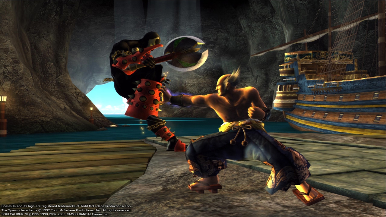 Spawn ja Heihachi ensimmäistä kertaa samaan kehään