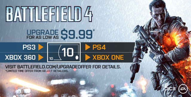 Battlefield 4:n next-gen päivitys alkaen 9,99 euroa