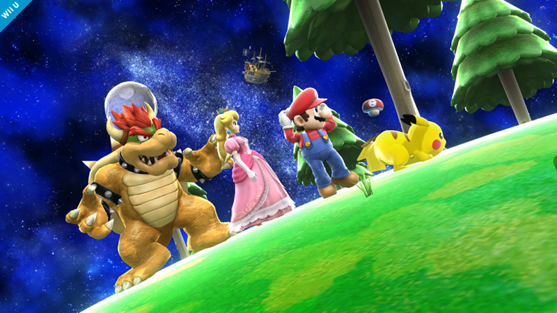 Super Smash Bros. matkaa Mario Galaxyn maailmaan