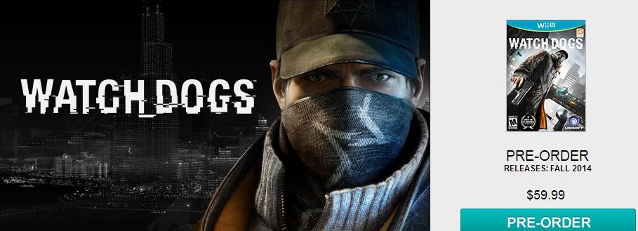 Watch Dogs Wii U:lle syksyllä