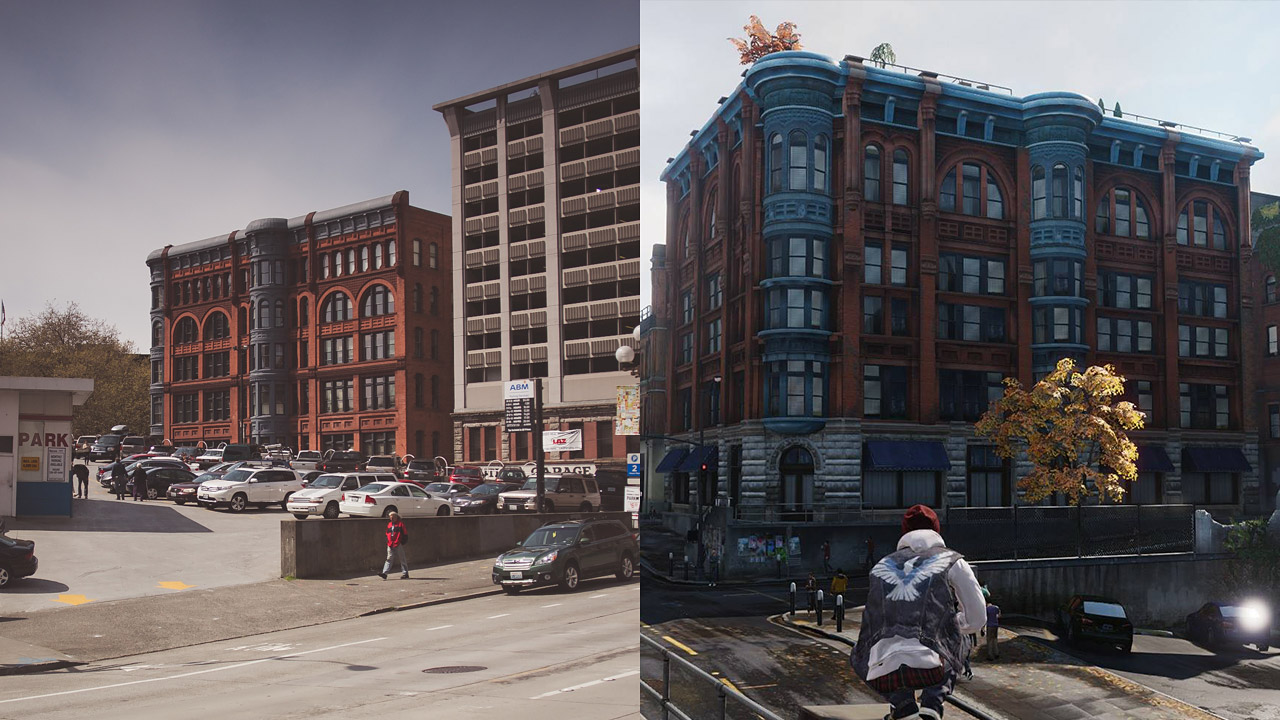 Infamous Second Sonissa nähdyt paikat tosielämässä
