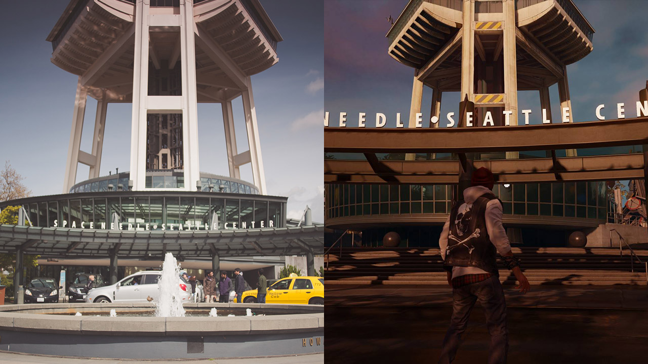 Infamous Second Sonissa nähdyt paikat tosielämässä