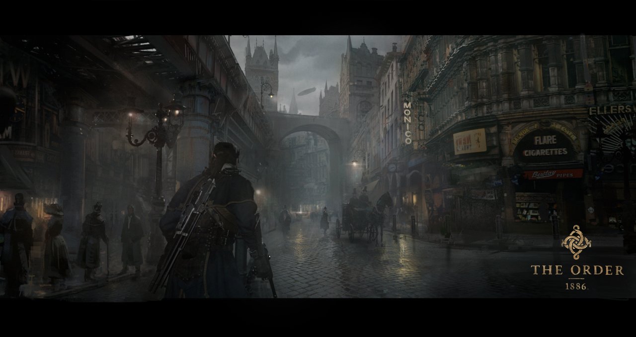 Pelikuvaa PlayStation 4 -yksinoikeuspelistä The Order: 1886