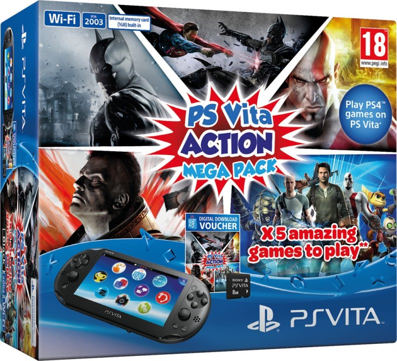 Uudistunut PlayStation Vita kauppoihin viiden pelin kera