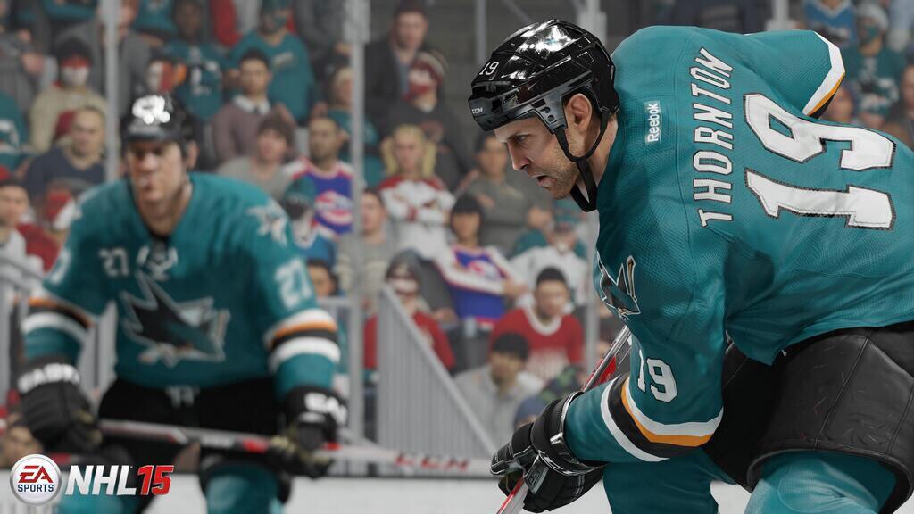 Ensimmäinen kuvankaappaus NHL 15:sta