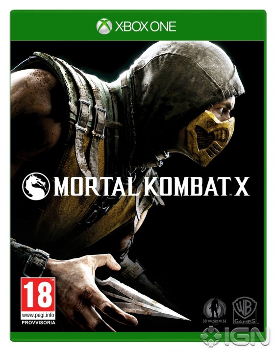 Scorpion komistaa Mortal kombat X:n kantta