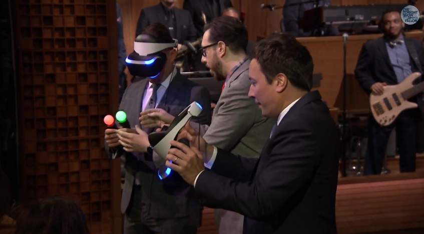 Sonyn virtuaalilasit päätyivät Jimmy Fallonin kaaottiseen käsittelyyn